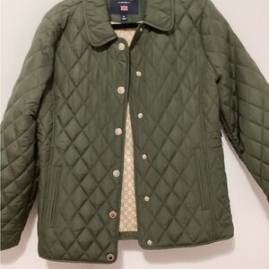 Barbour Quilted Jacket in Olive Green